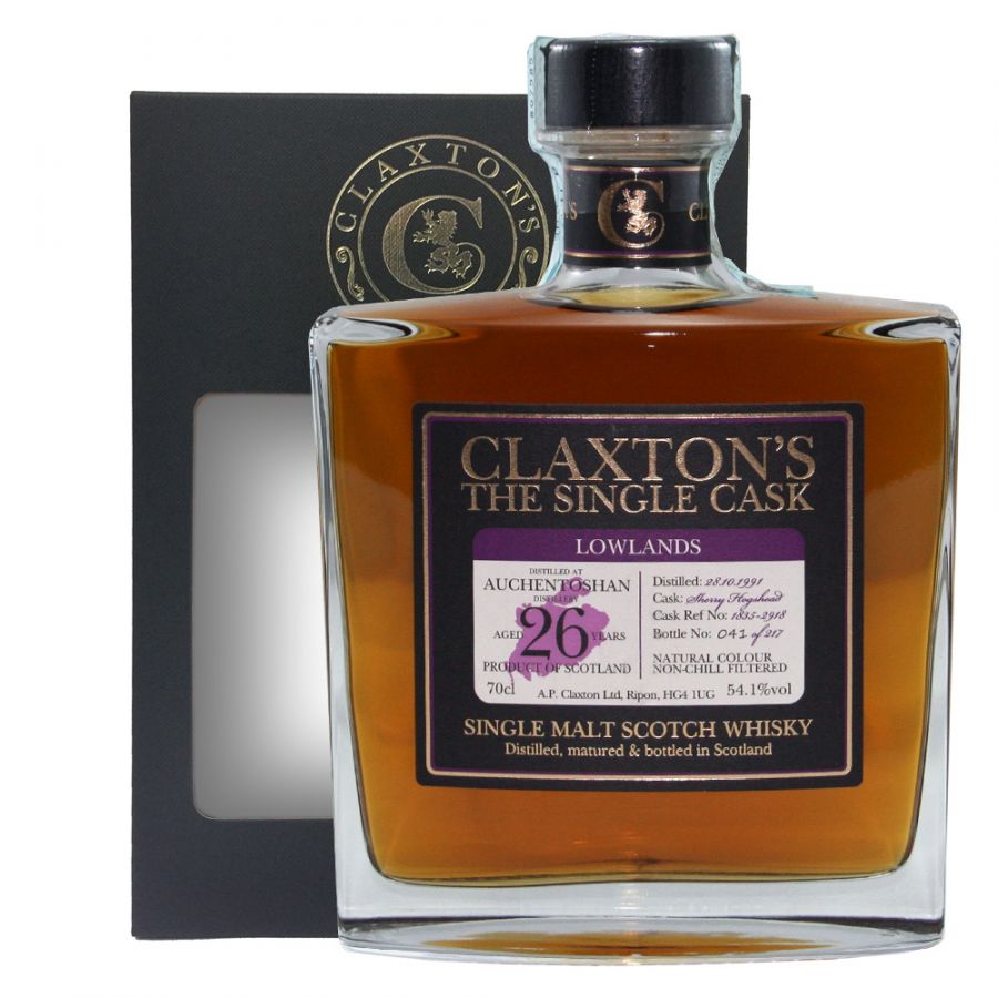 Claxton's Auchentoshan 26 Years Old - 1991 