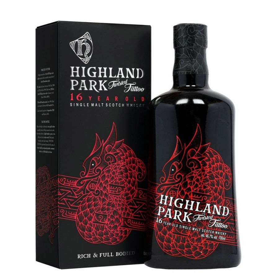 Highland Park 16 Year Old Twisted Tattoo