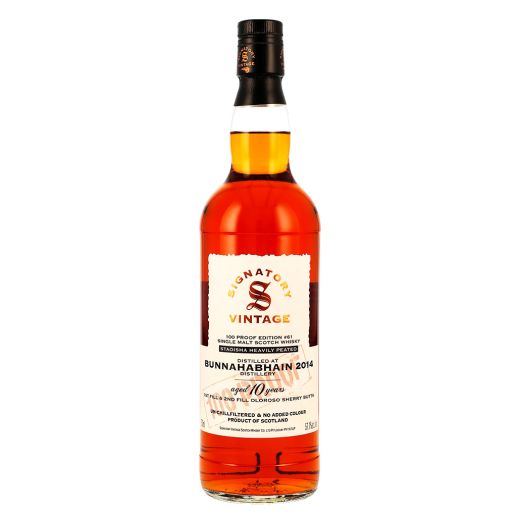 Bunnahabhain Staoisha 10 Years Old 100 Proof Series - Signatory