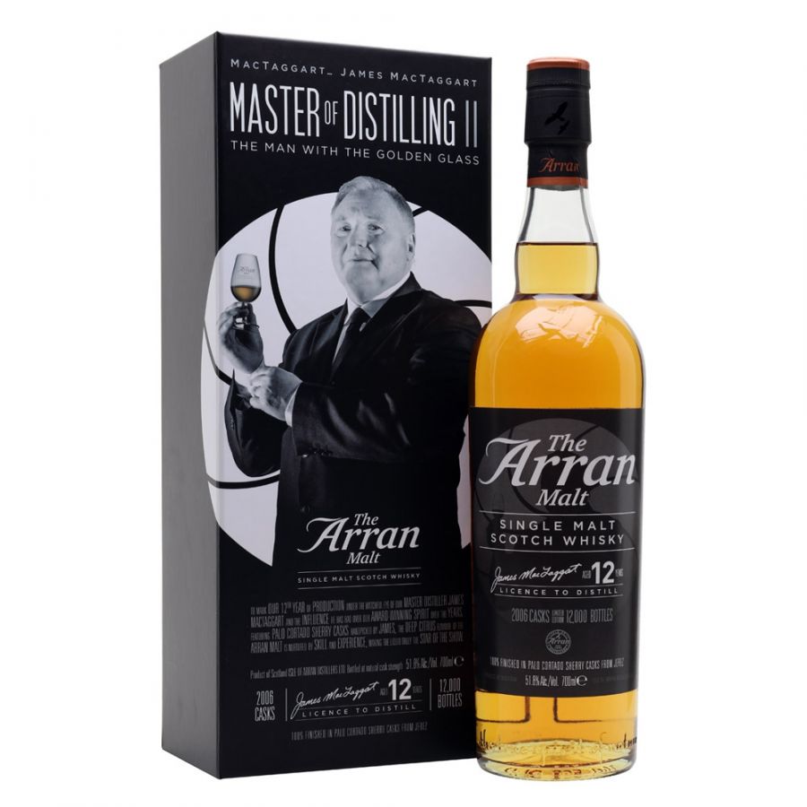 Arran James MacTaggart Master of Distilling II - 12 Years Old