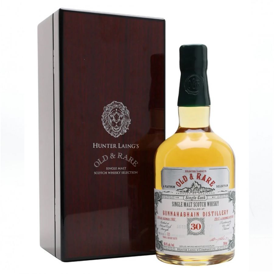 Bunnahabhain 1987 30 Years Old - Old & Rare Platinum (Hunter Laing)