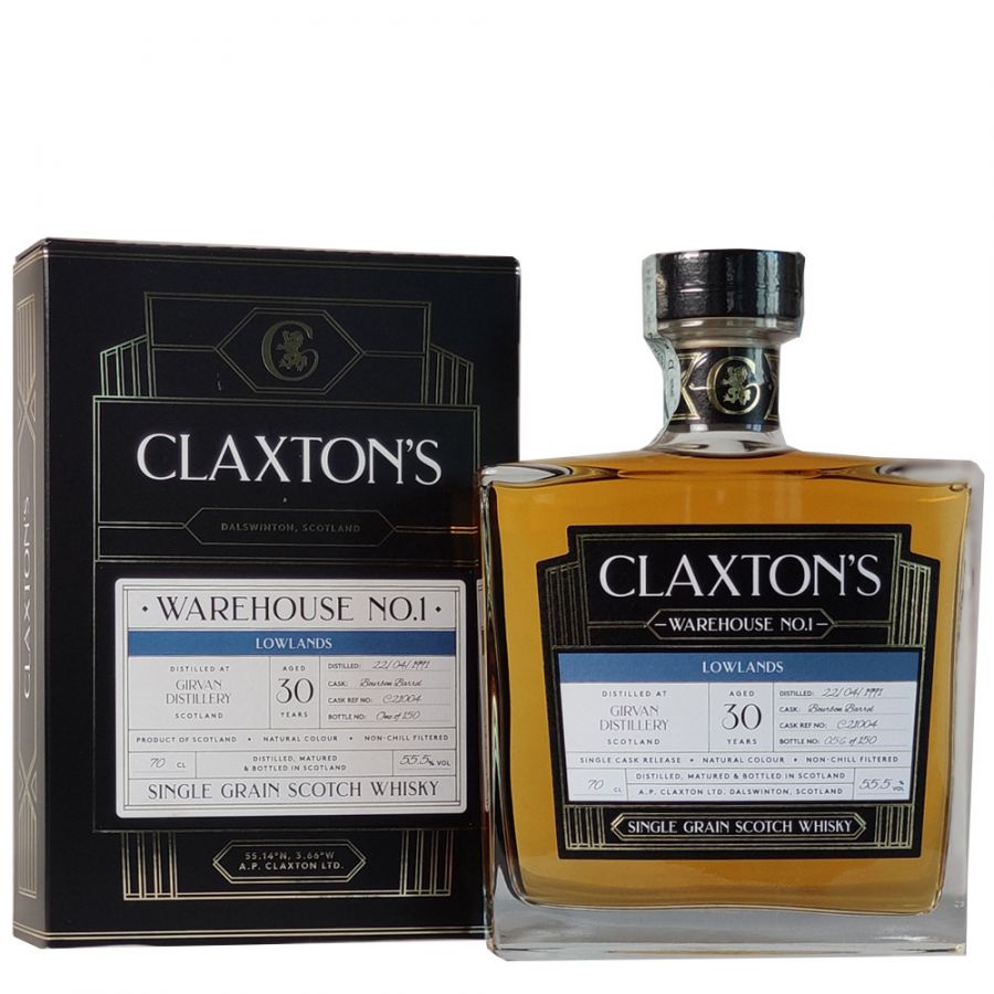 Girvan 1991 30 Years Old - Claxton’s Single Malt