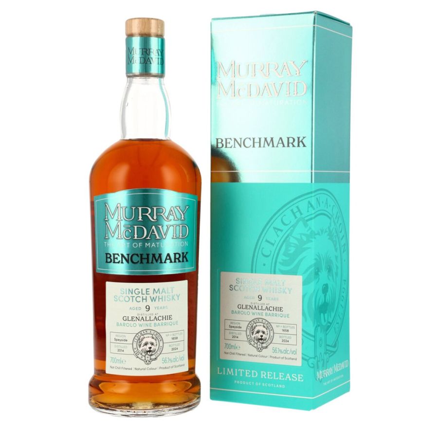 GlenAllachie 2014 9 Years Old Barolo Cask - Murray McDavid